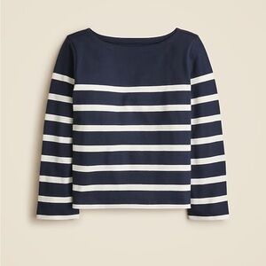 J. Crew classic mariner cloth boatneck T-shirt in stripe